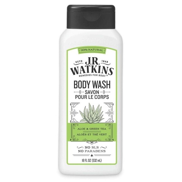 J.R. Watkins Daily Moisturizing Aloe and Green Tea Body Wash, 18 Ounce - Picture 1 of 1